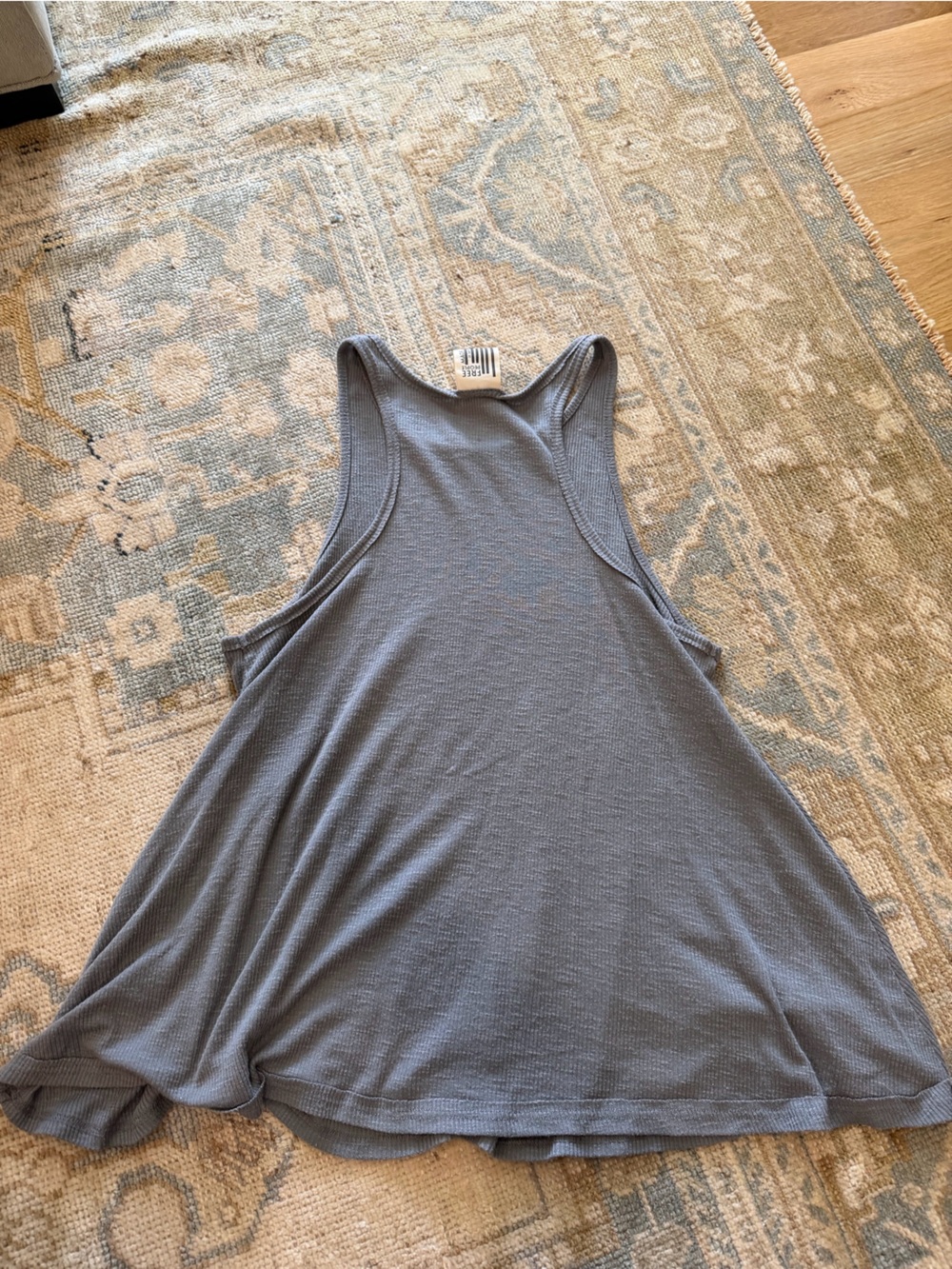 Free People Flowy Gray Tank Top - Picture 4 of 4